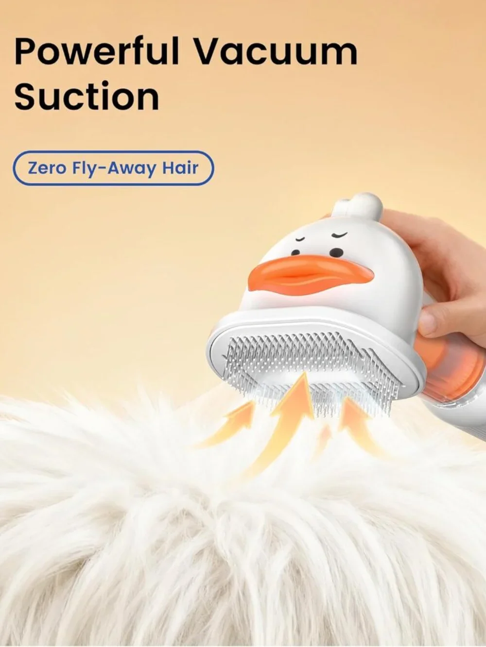 Vacuum Dog Brush for Shedding, 4-in-1